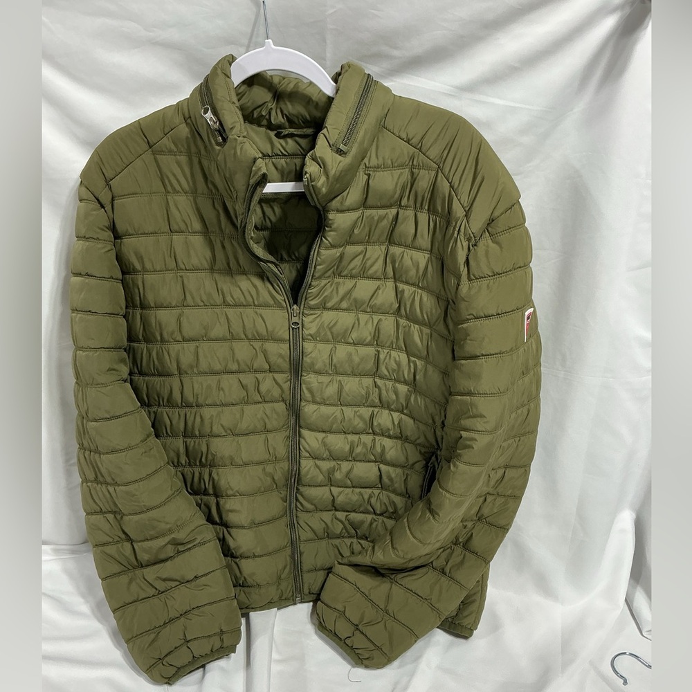 GUESS James Pack LGT Puffer Jacket - Olive Morning